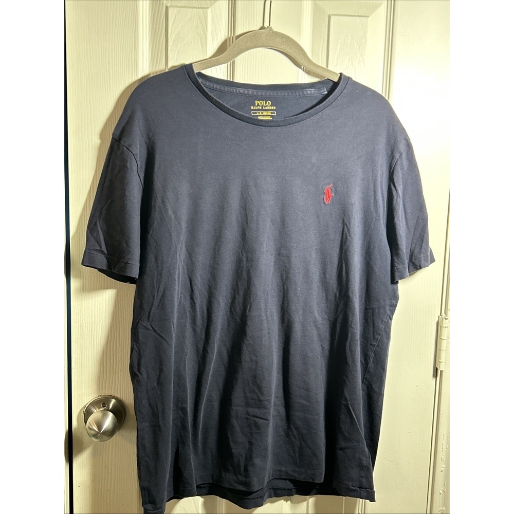 Polo Ralph Lauren Classic Fit Crew Neck Men's T-Shirt Navy‎ Size L